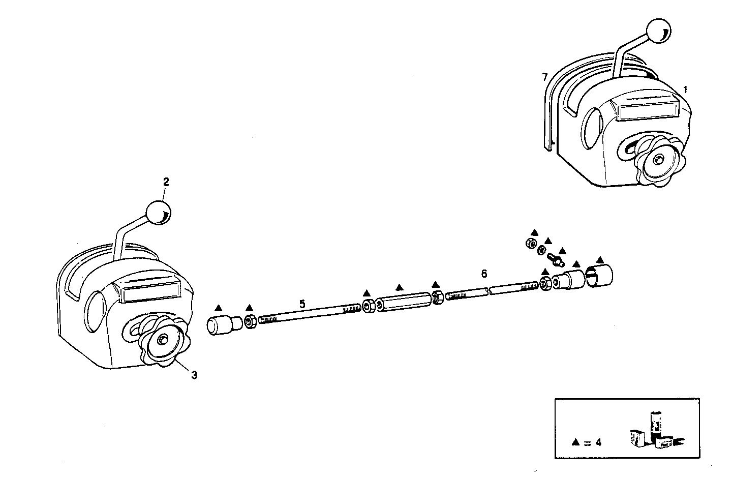 HAND ACCELERATOR - 8061Si36.05 8061Si36 parts diagram