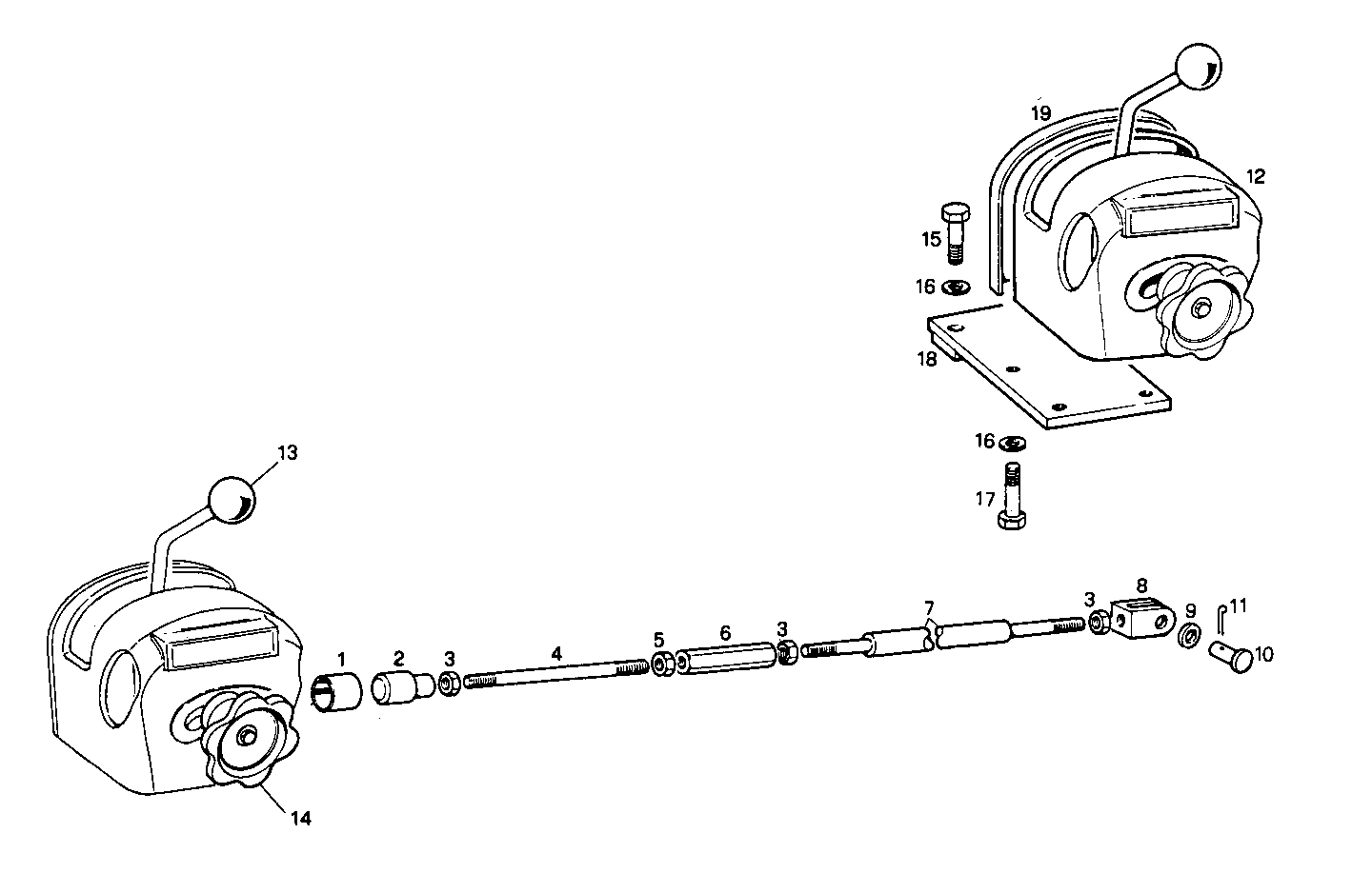 HAND ACCELERATOR - 8061i25.05 8061i25 parts diagram