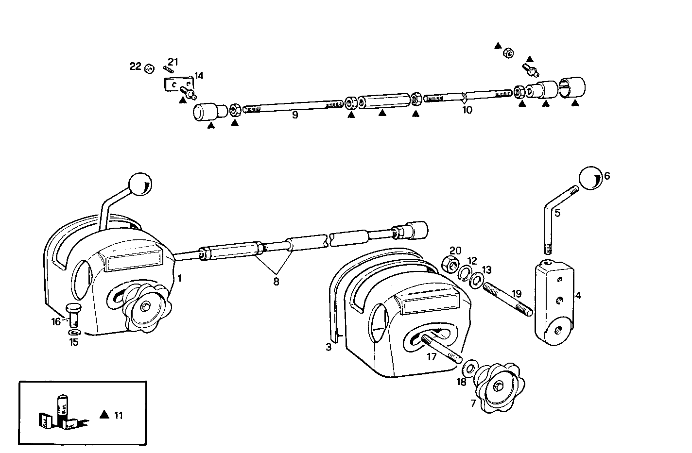 HAND ACCELERATOR - PU8210i03.00A103 PU8210I03 parts diagram