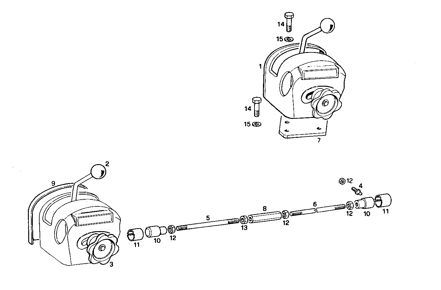 HAND ACCELERATOR - 8041C05.06 8041C05 parts diagram
