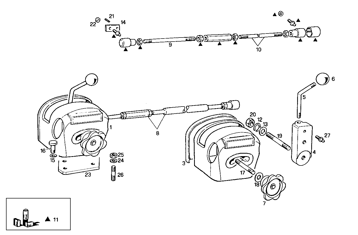 HAND ACCELERATOR - PU8210SRi10.00A100 PU8210SRi10 parts diagram
