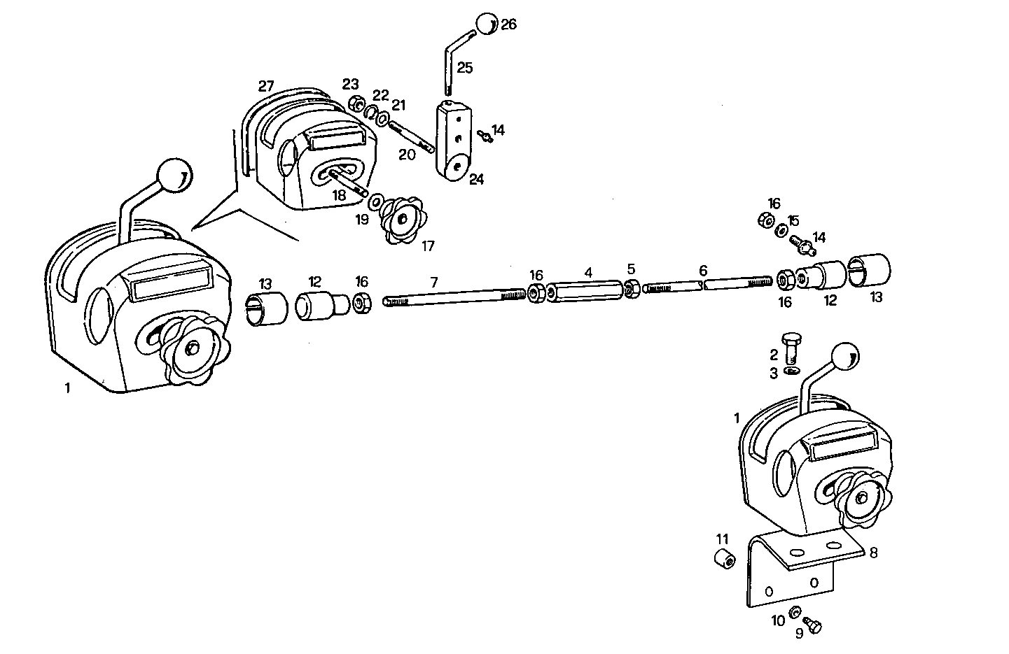 HAND ACCELERATOR - 8361SRi12.00 8361SRI12 parts diagram
