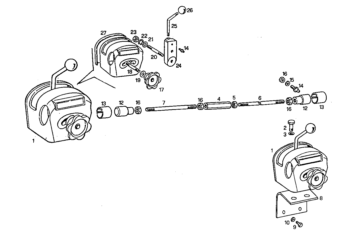 HAND ACCELERATOR - 8361SRi12.00 8361SRI12 parts diagram