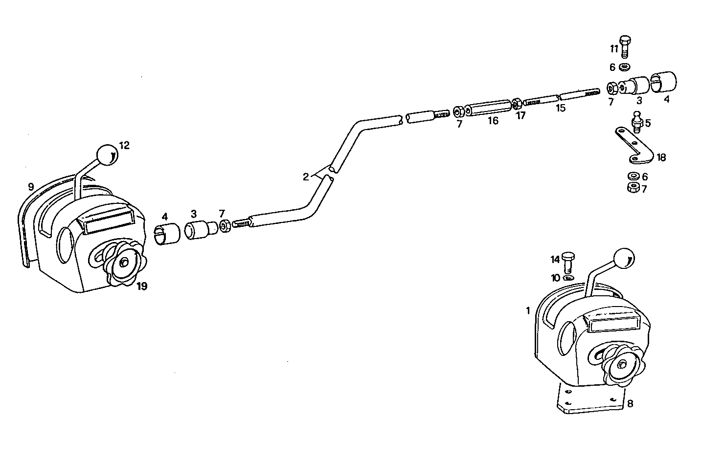 HAND ACCELERATOR - PU8045E00.00A110 PU8045E00 parts diagram