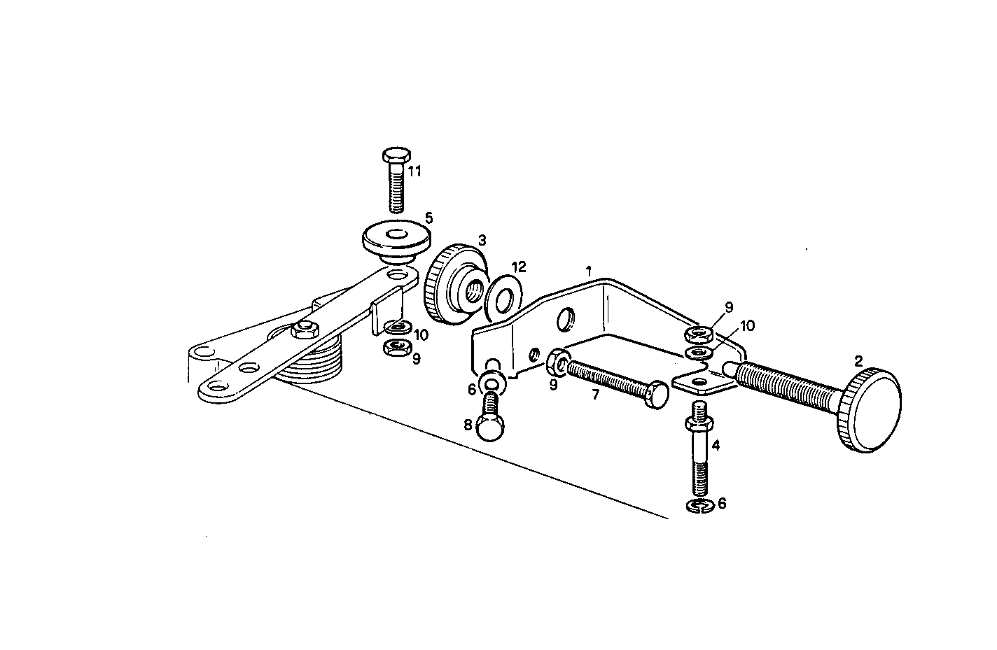 PRECISION ADJUSTMENT ACCELERATOR - 8031M06.21 8031M06 parts diagram