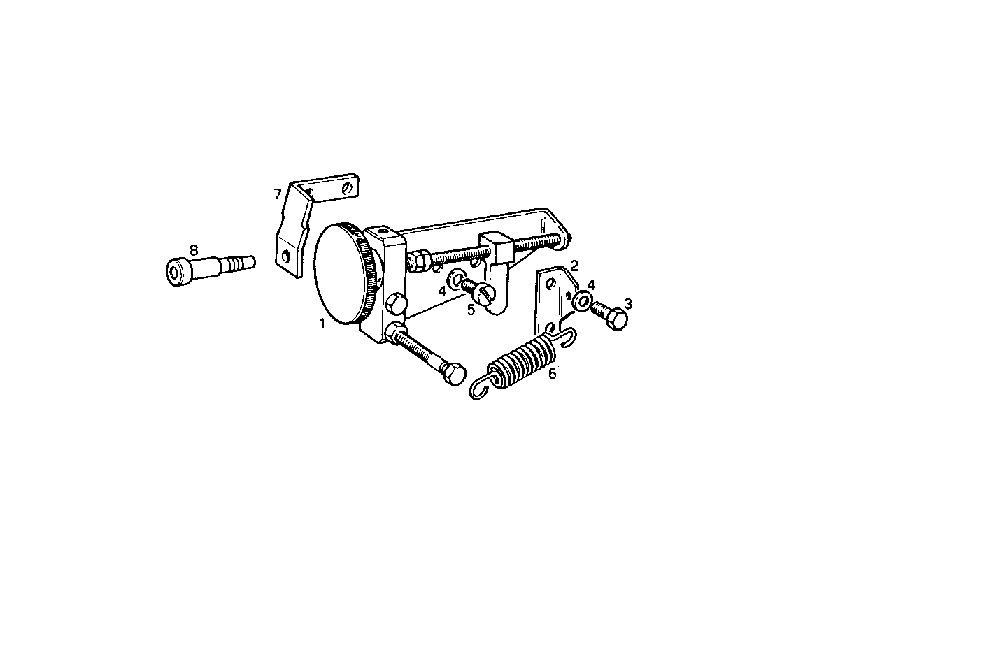 PRECISION ADJUSTMENT ACCELERATOR - 8210Si02.00 8210Si02 parts diagram
