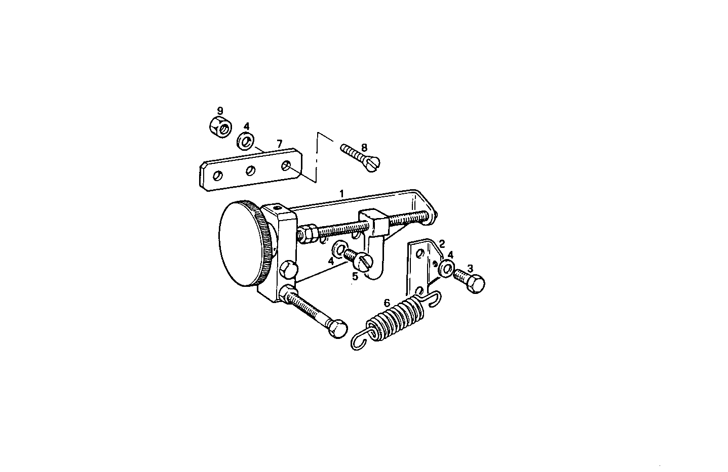 PRECISION ADJUSTMENT ACCELERATOR - 8281i03.00 8281I03 parts diagram