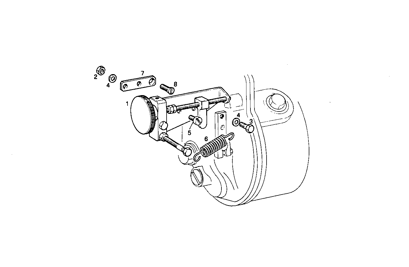 PRECISION ADJUSTMENT ACCELERATOR - 8061M12.32 8061M12 parts diagram