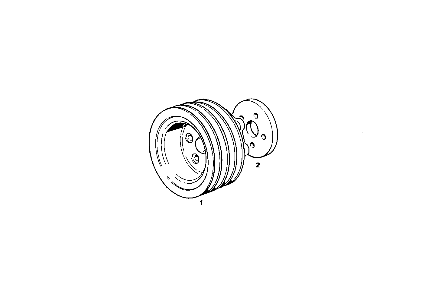 PULLEY ON ENGINE AXIS - 8045SRE10.50 8045SRE10 parts diagram