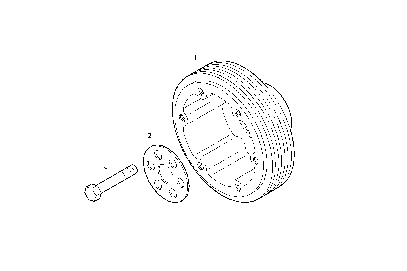 GROOVES ADDITIONAL PULLEY - C78ENTM50.10 CURSOR 8 parts diagram