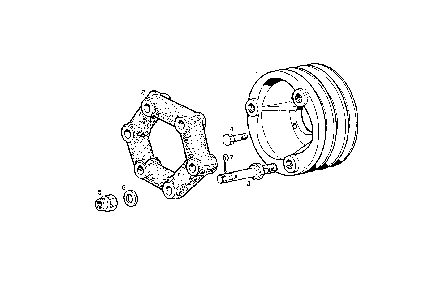 PULLEY ON ENGINE AXIS - 8460SM19.13 8460SM19 parts diagram