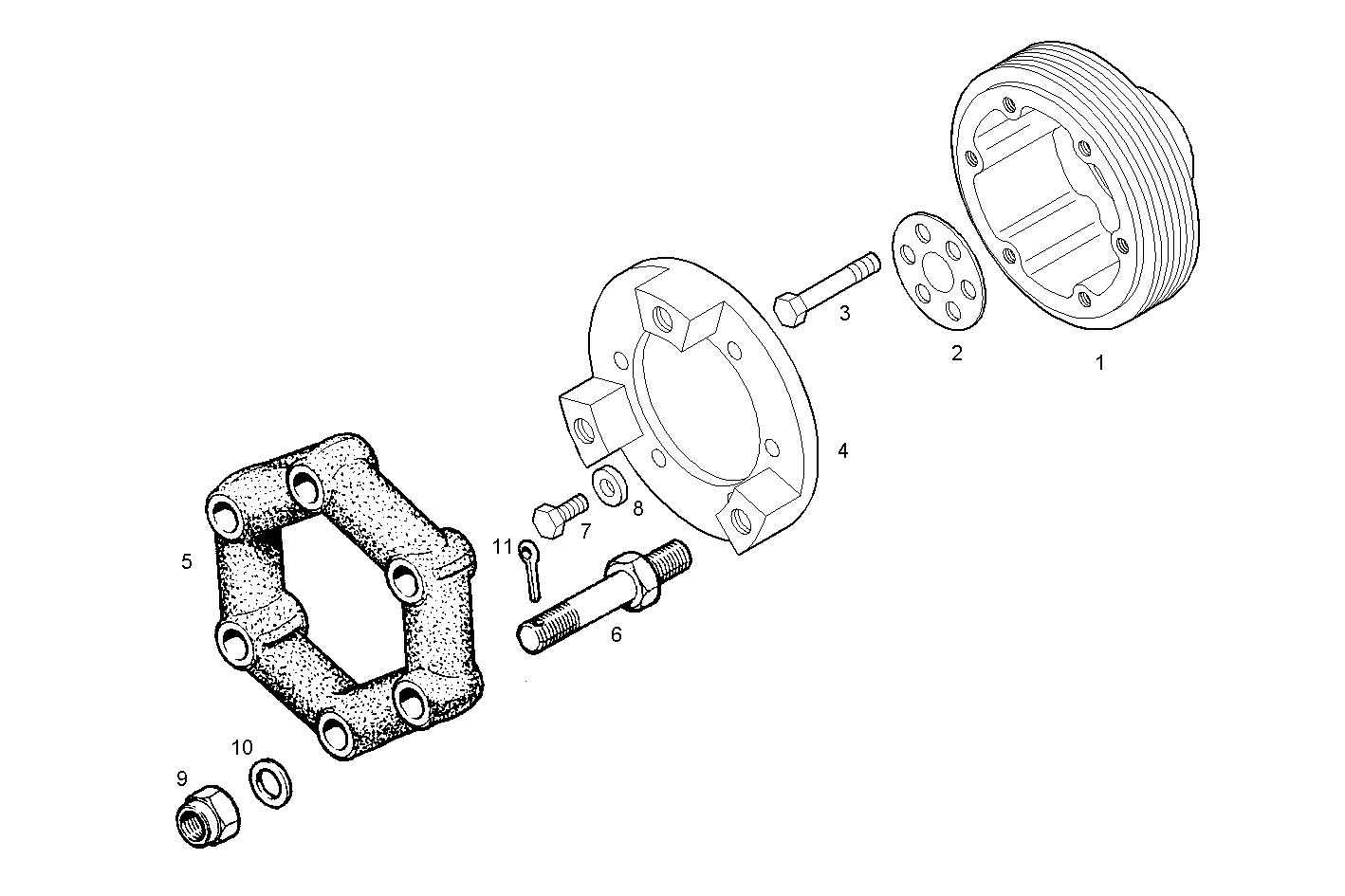 PULLEY - C13ENTM77.10 CURSOR 13 parts diagram
