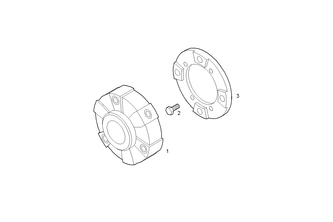 PULLEY ON ENGINE AXIS - V08ENTM11.10D210 VECTOR 8 parts diagram
