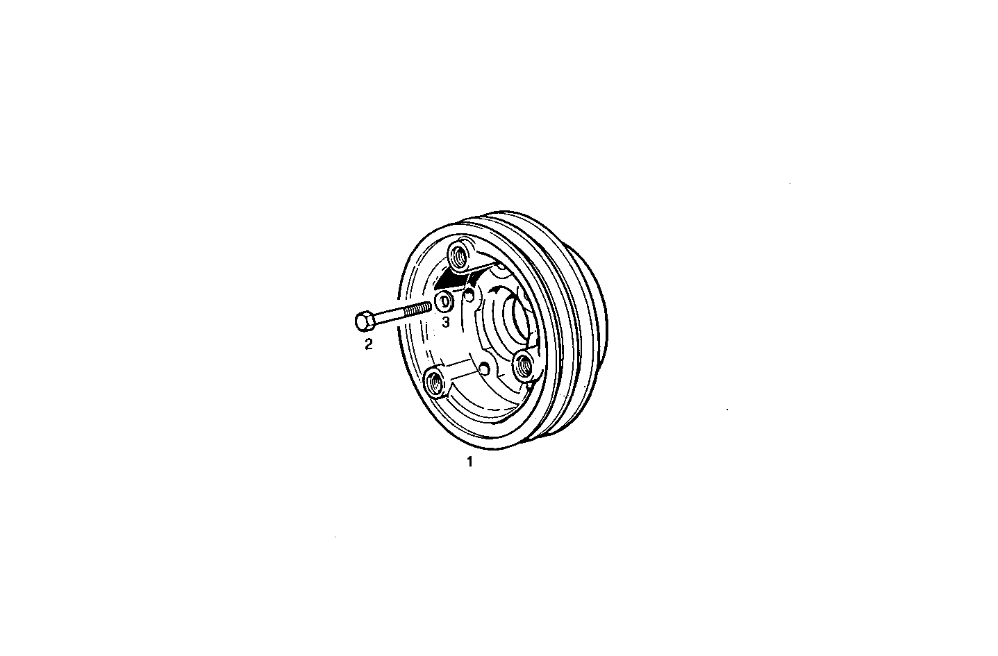 PULLEY ON ENGINE AXIS - 8361SRM40.01 8361SRM40 parts diagram