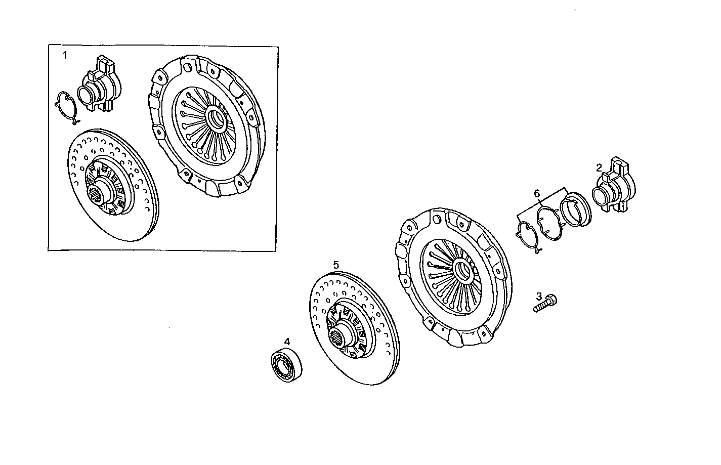 AUTOMOTIVE CLUTCH - 8360SRC22.00 8360SRC22 parts diagram