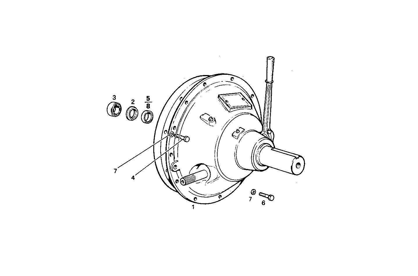 INDUSTRIAL CLUTCH - PU8035E00.00A110 PU8035E00 parts diagram