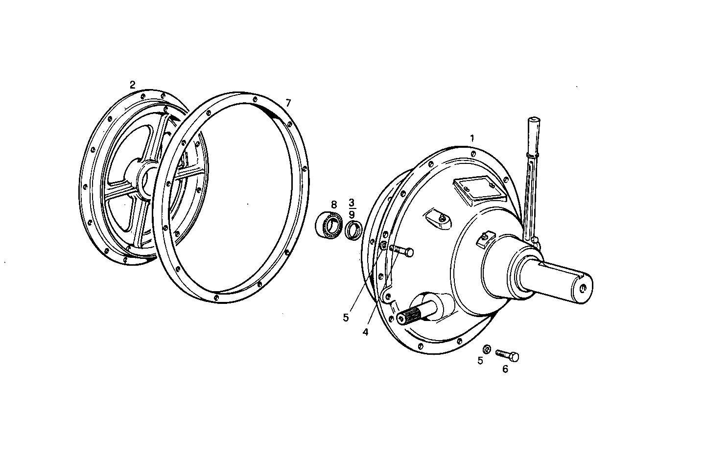 BIDISC INDUSTRIAL CLUTCH - PU8065SE00.00A100 PU8065SE00 parts diagram