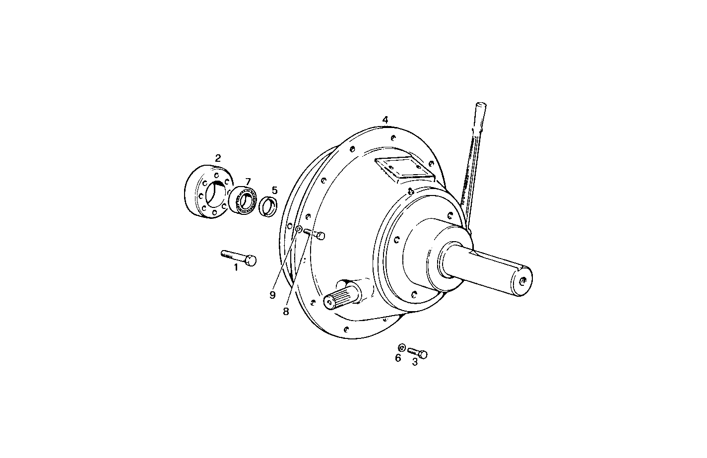 BIDISC INDUSTRIAL CLUTCH - PU8210I03.00A106 PU8210I03 parts diagram