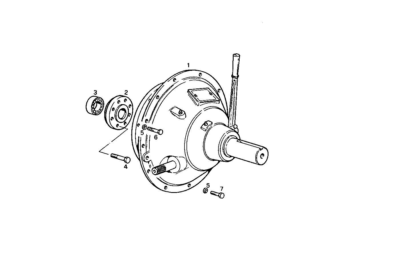 TRIDISC INDUSTRIAL CLUTCH - 8361Si10.00 8361SI10 parts diagram