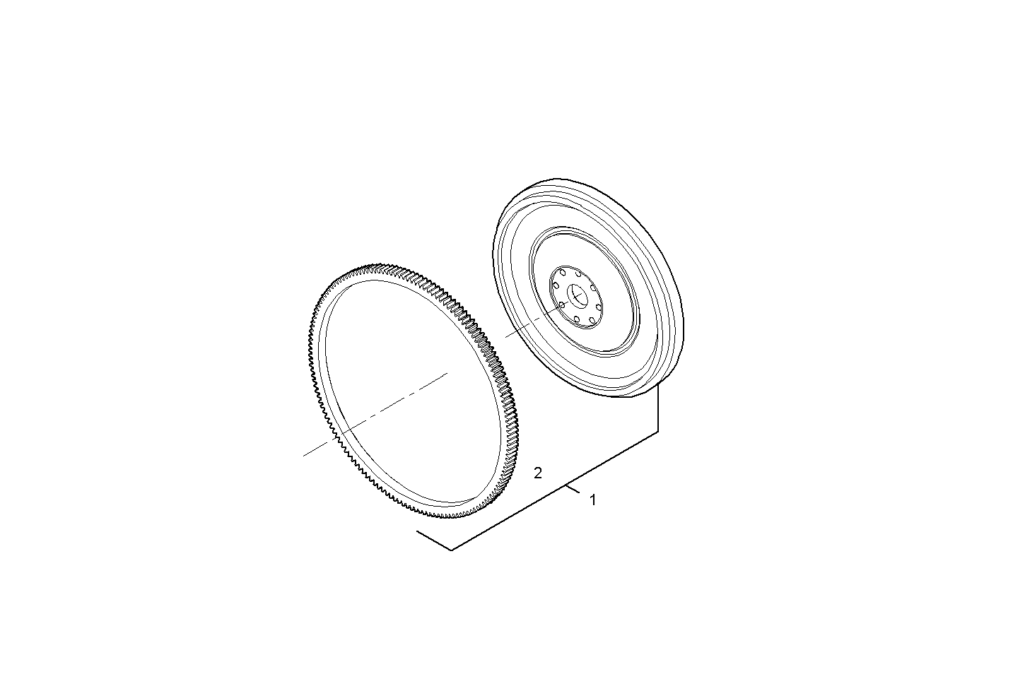 TRIDISC INDUSTRIAL CLUTCH - 8210SRE10.00 8210SRE10 parts diagram