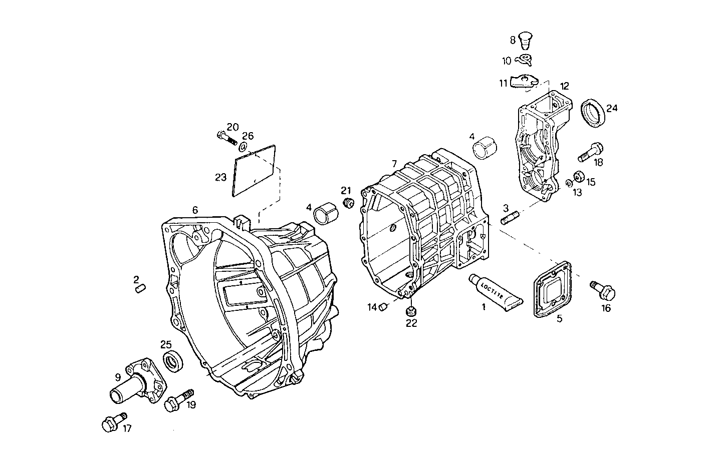TRANSMISSION GROUP - 8140SC23.00A010 8140SC23 parts diagram
