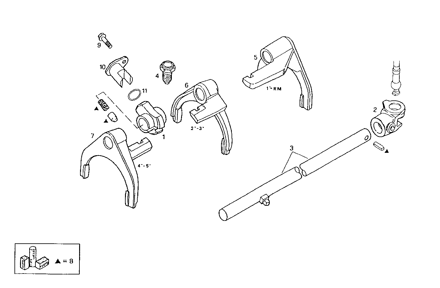 TRANSMISSION GROUP - 8140C00.00A006 8140C00 parts diagram