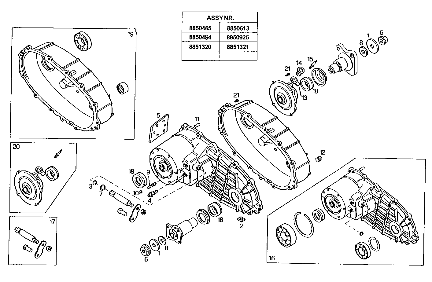 TRANSMISSION GROUP - 8140SRC20.30 8140SRC20 parts diagram