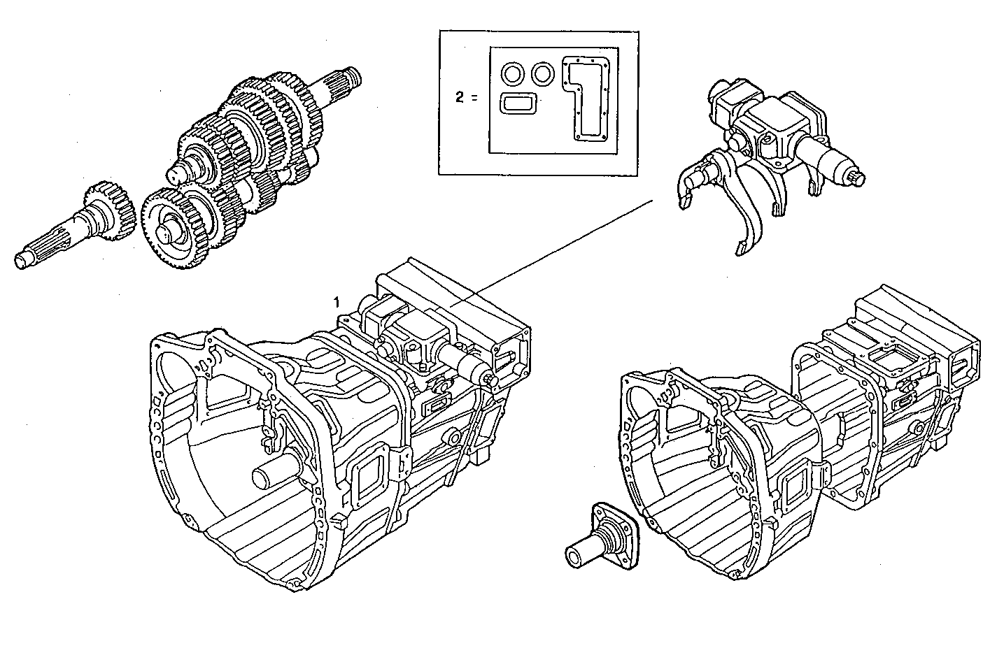 TRANSMISSION - 8040SRC21.11 8040SRC21 parts diagram