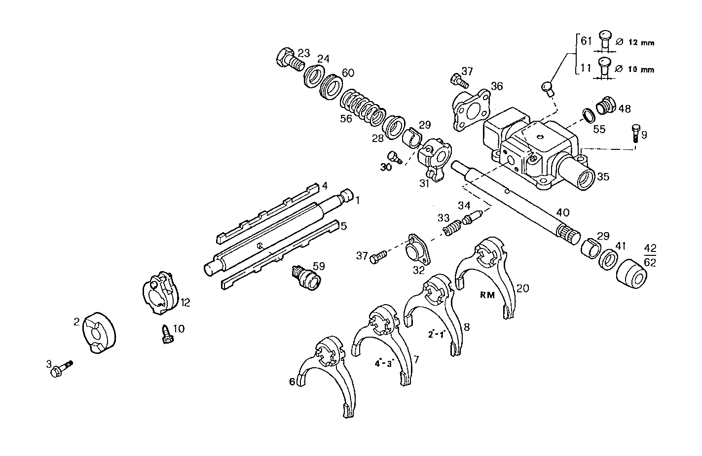 TRANSMISSION - 8040SRC21.10 8040SRC21 parts diagram