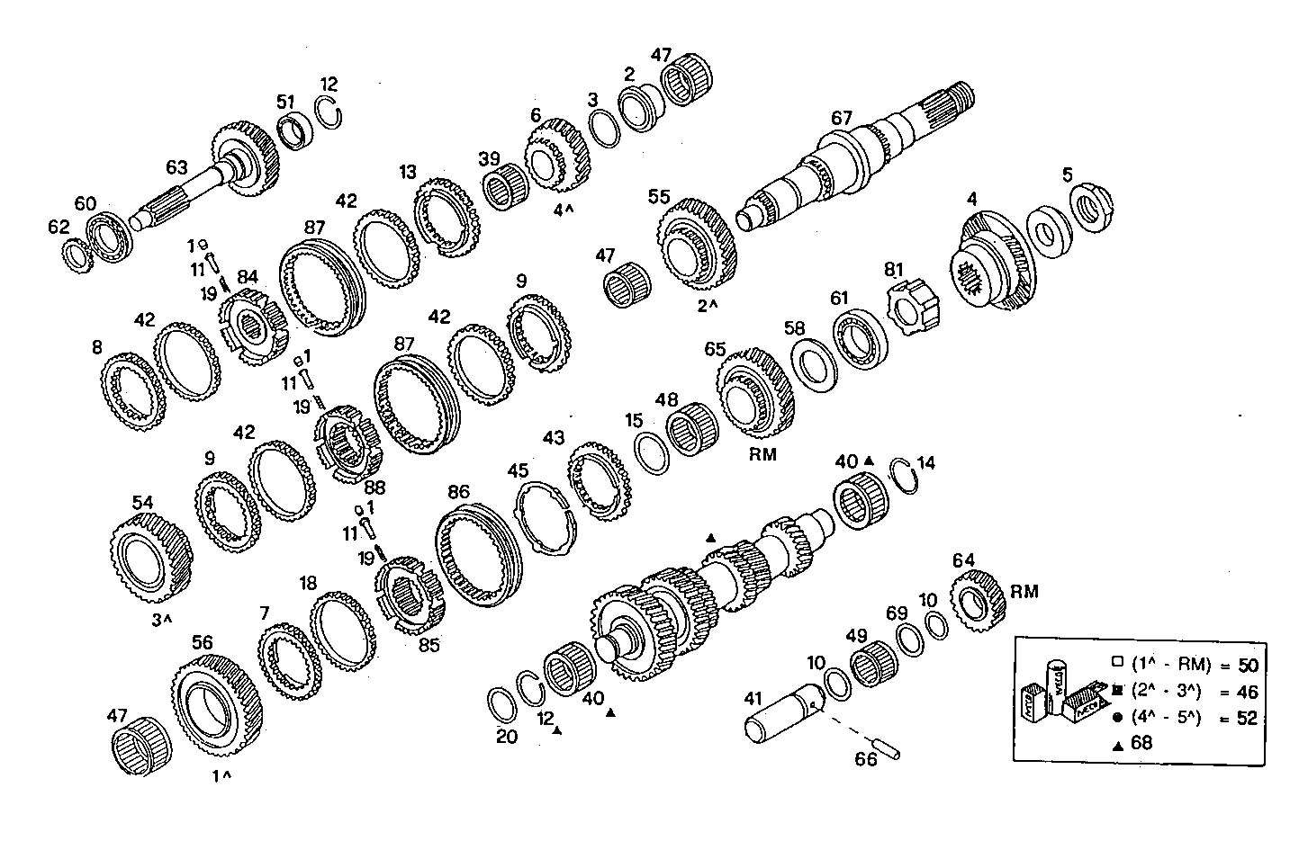 TRANSMISSION - 8040SRC21.11 8040SRC21 parts diagram