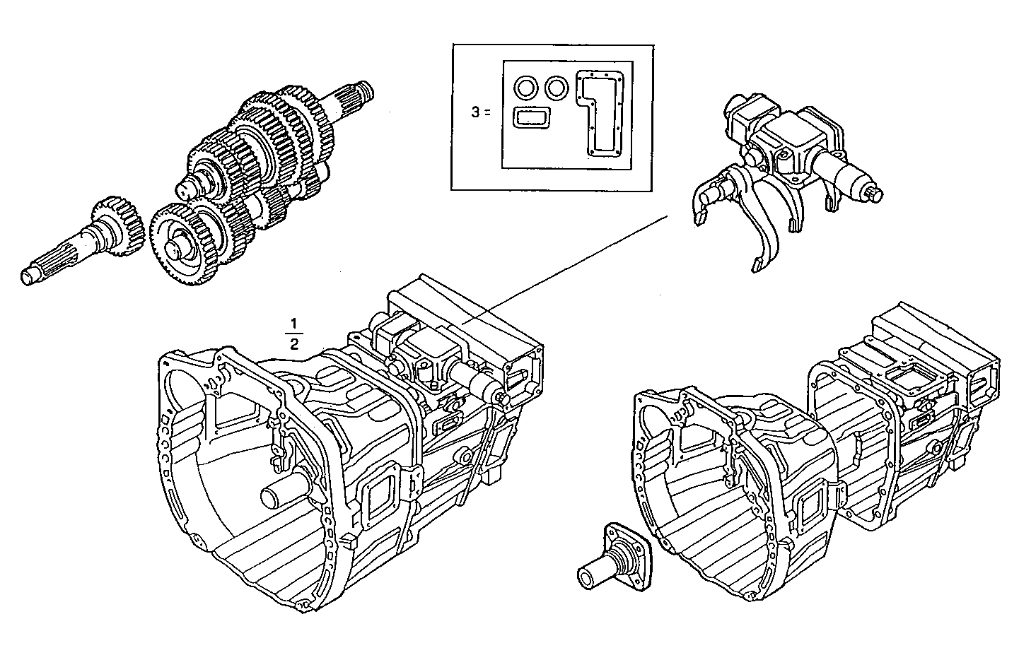 TRANSMISSION GROUP - 2865.6 - 8060SRC20.01 8060SRC20 parts diagram