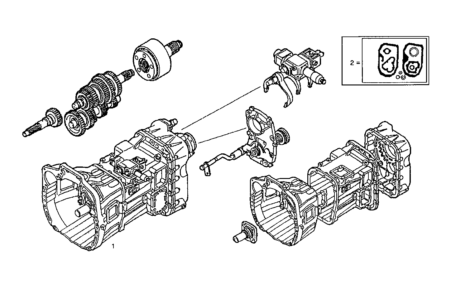 TRANSMISSION GROUP - 2870.9 - 8060SRC20.01 8060SRC20 parts diagram