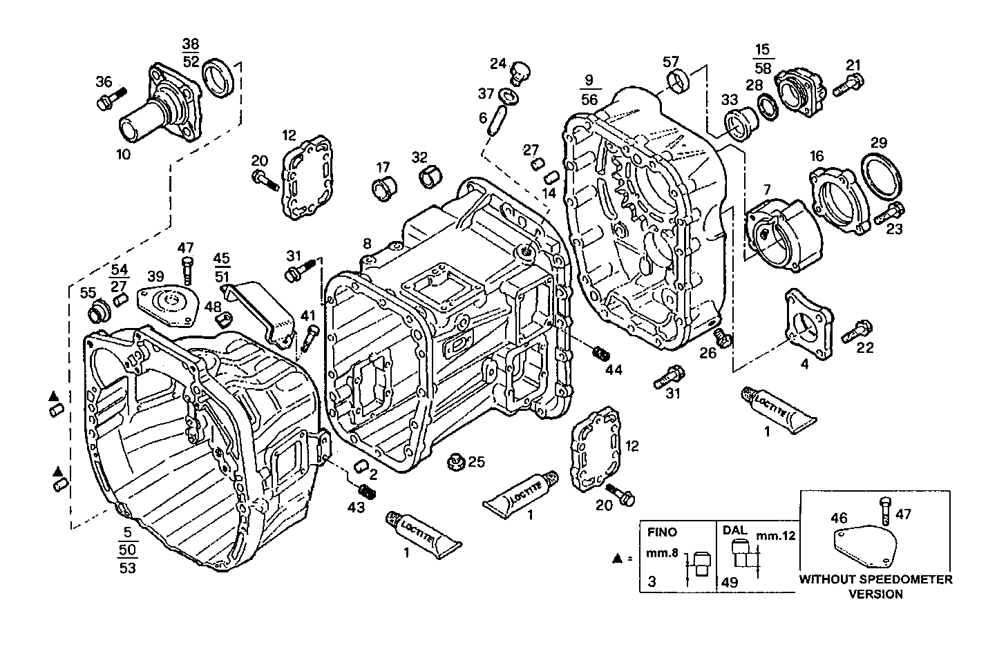 TRANSMISSION GROUP - 2870.9 - 8060SRC23.20 8060SRC23 parts diagram