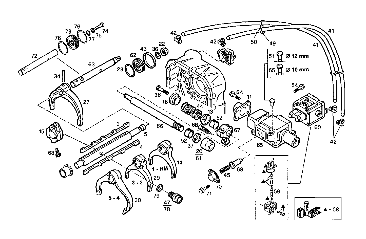 TRANSMISSION GROUP - 2870.9 - 8060SRC23.10 8060SRC23 parts diagram