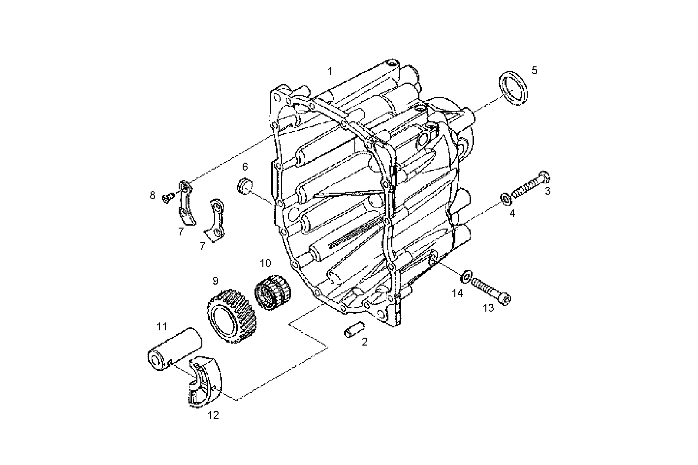 TRANSMISSION - 8140SRC30.20A005 8140SRC30 parts diagram