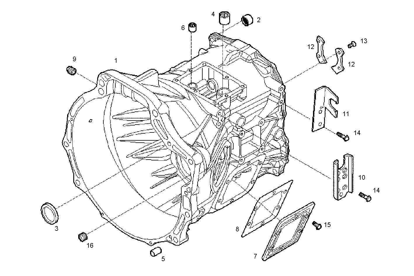 TRANSMISSION - 8140SRC30.20A005 8140SRC30 parts diagram