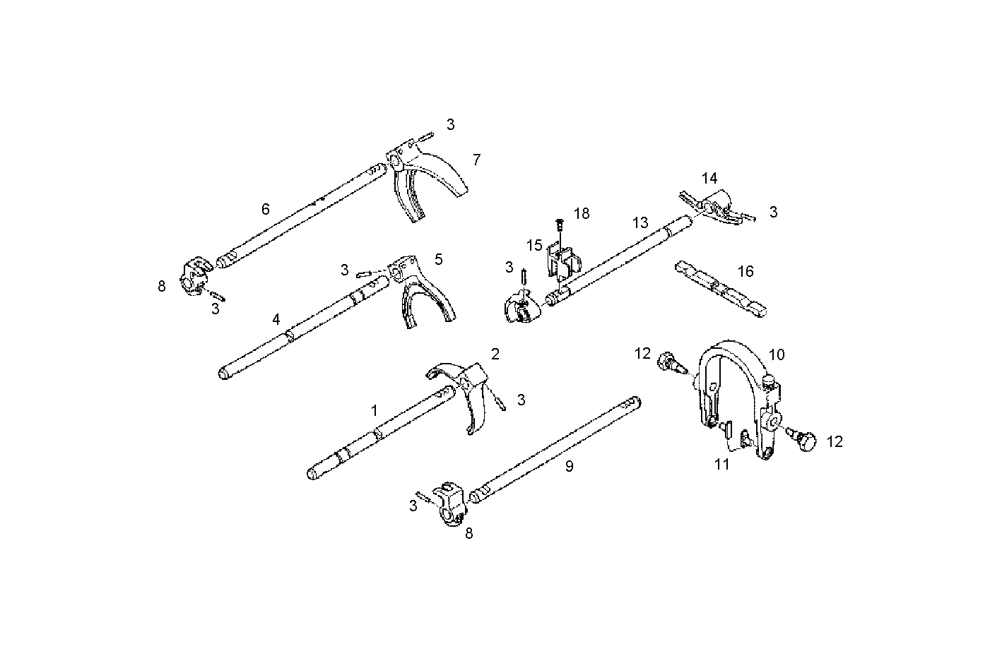 TRANSMISSION - 8140SRC30.20A005 8140SRC30 parts diagram
