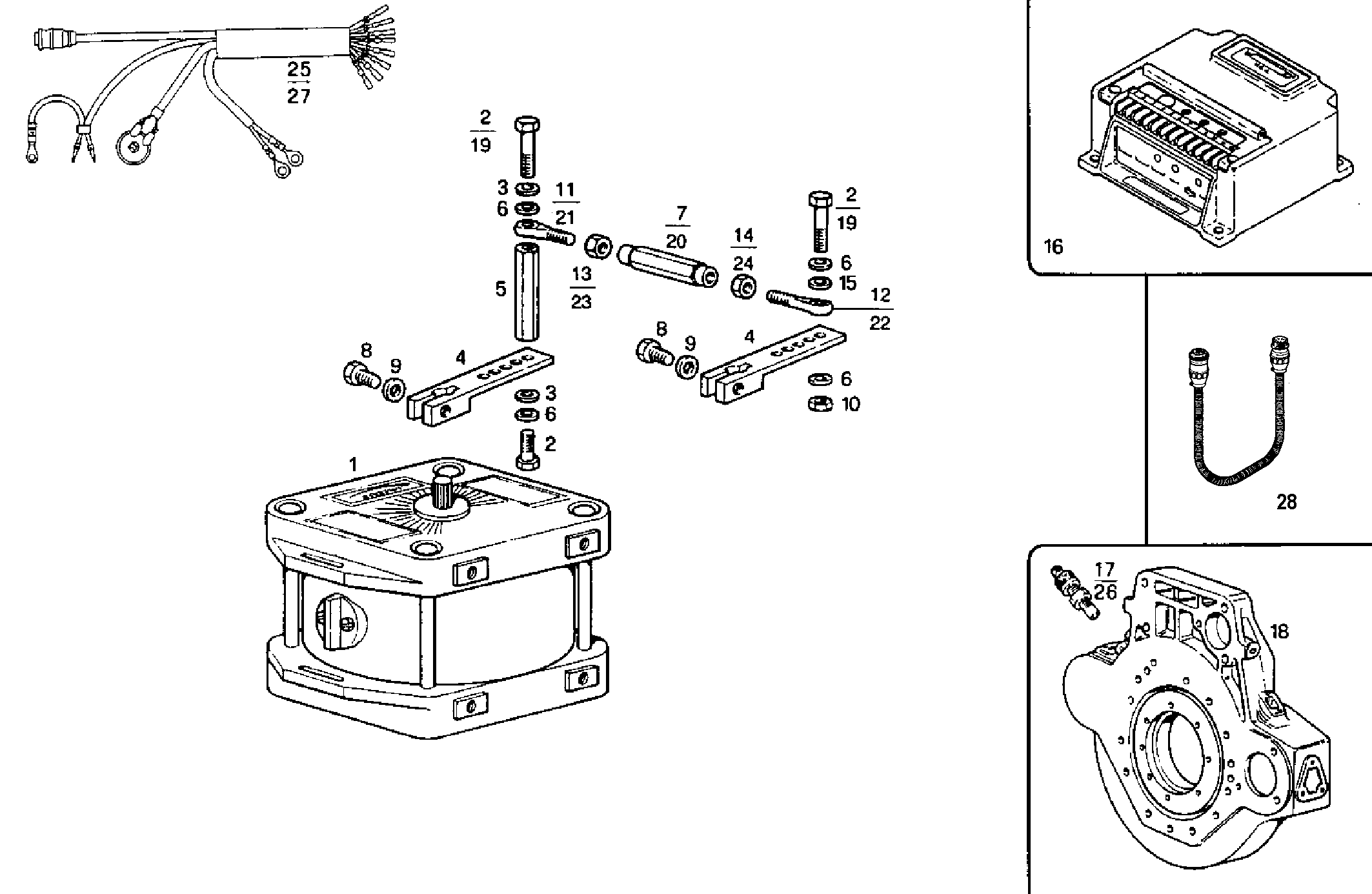 ELECTRONIC GOVERNOR WOODWARD - 8210i03.00 8210i03 parts diagram