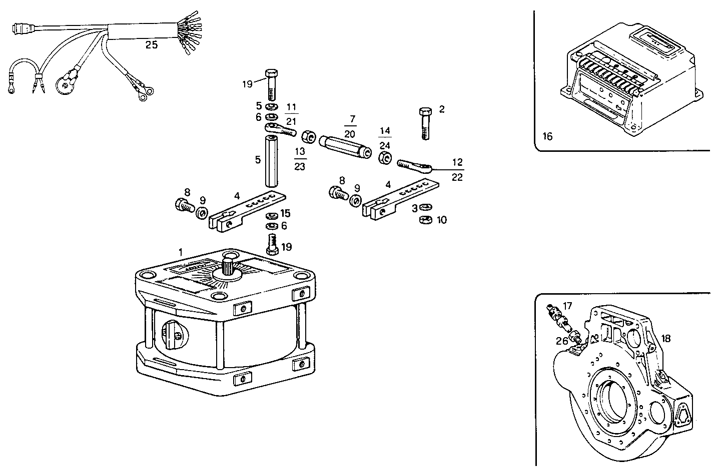 ELECTRONIC GOVERNOR WOODWARD - 8210Si02.00 8210Si02 parts diagram