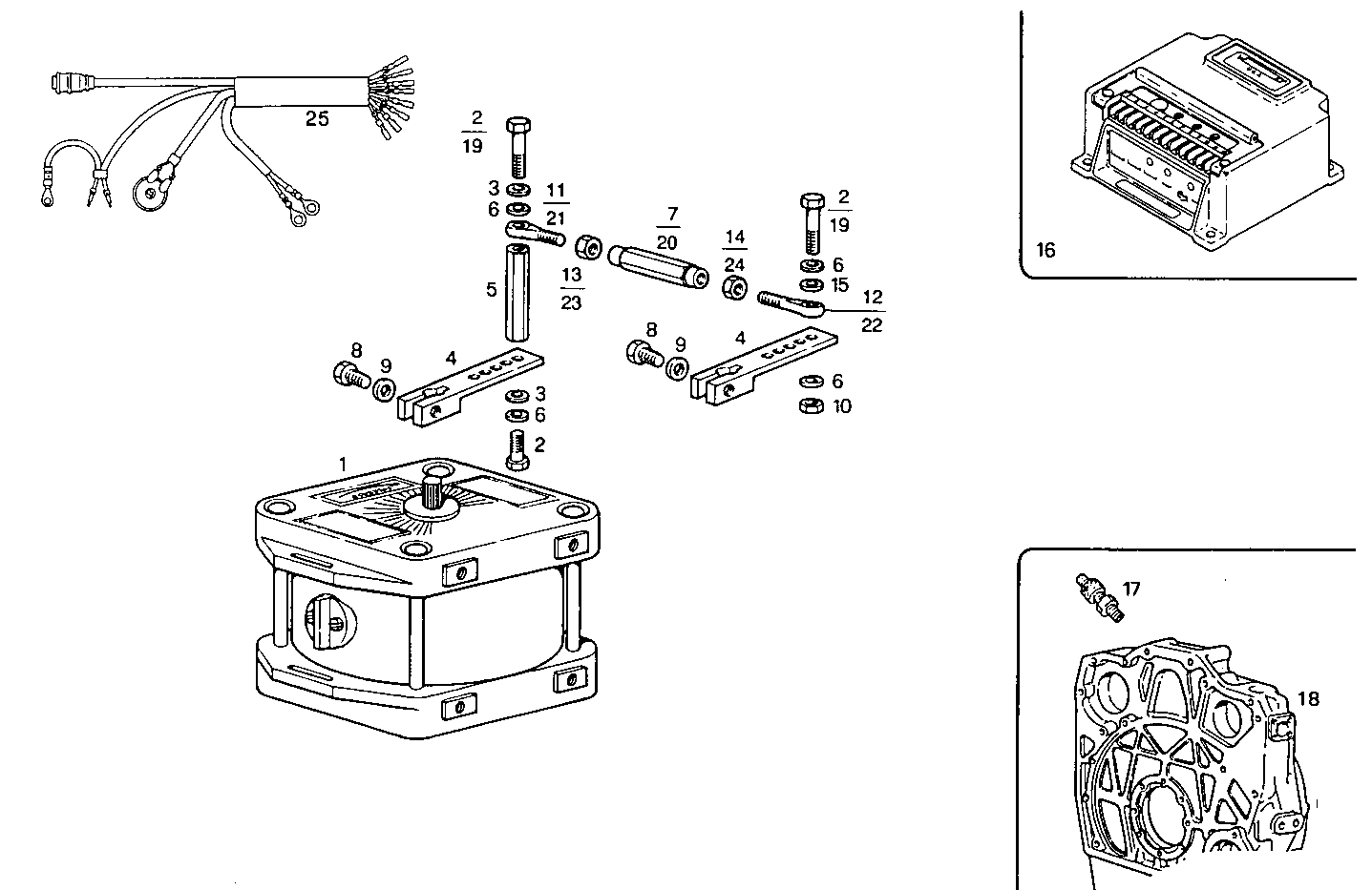 ELECTRONIC GOVERNOR WOODWARD - 8281Si15.00A580 8281Si15 parts diagram