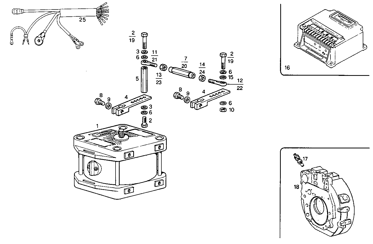 ELECTRONIC GOVERNOR WOODWARD - 8061i05.05A580 8061i05 parts diagram