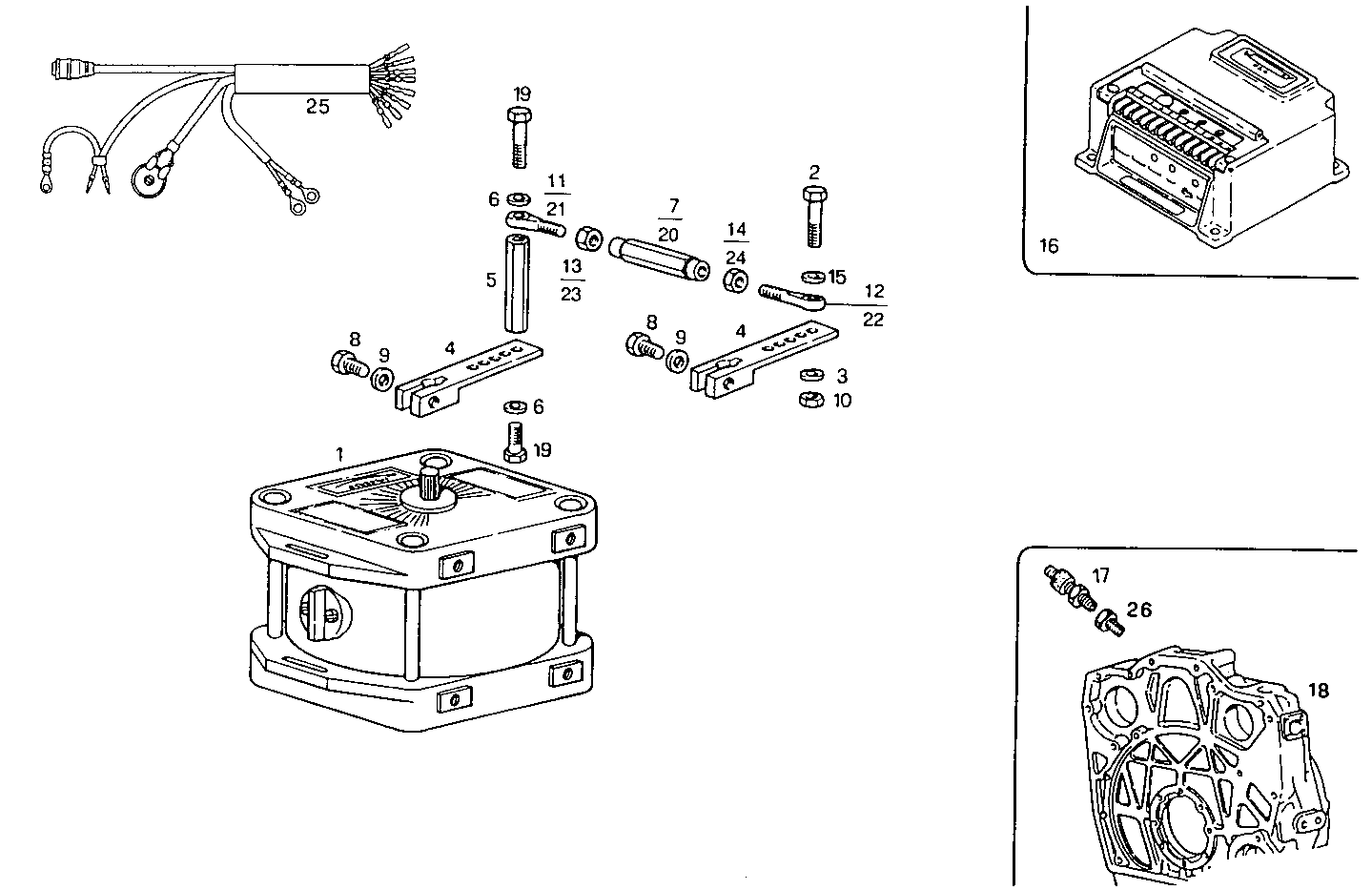 ELECTRONIC GOVERNOR WOODWARD - GE8281SRM44.10A60E GE8281SRM44 parts diagram
