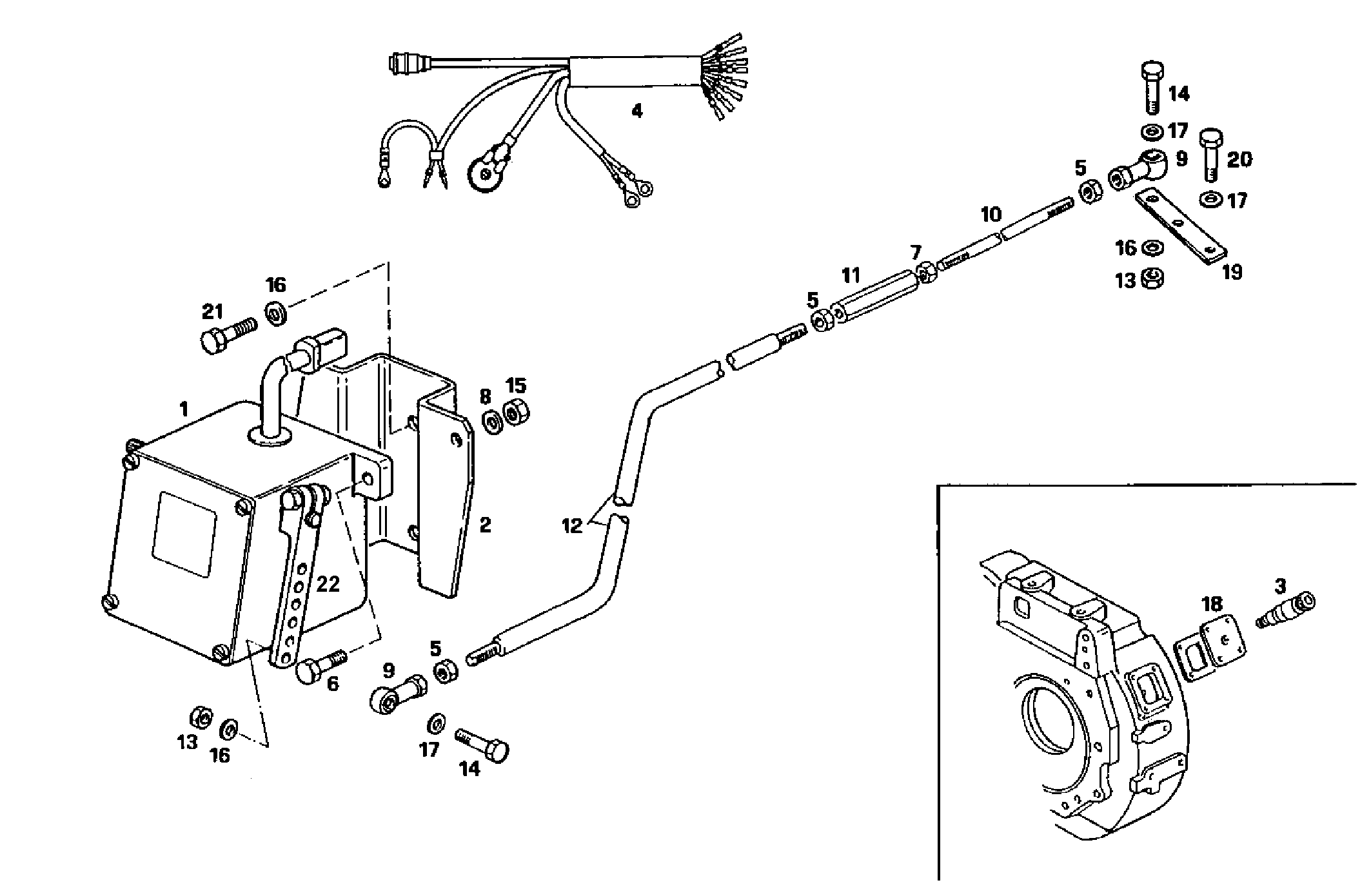 ELECTRONIC GOVERNOR G.A.C. - GE8045E00.50A011 GE8045E00 parts diagram