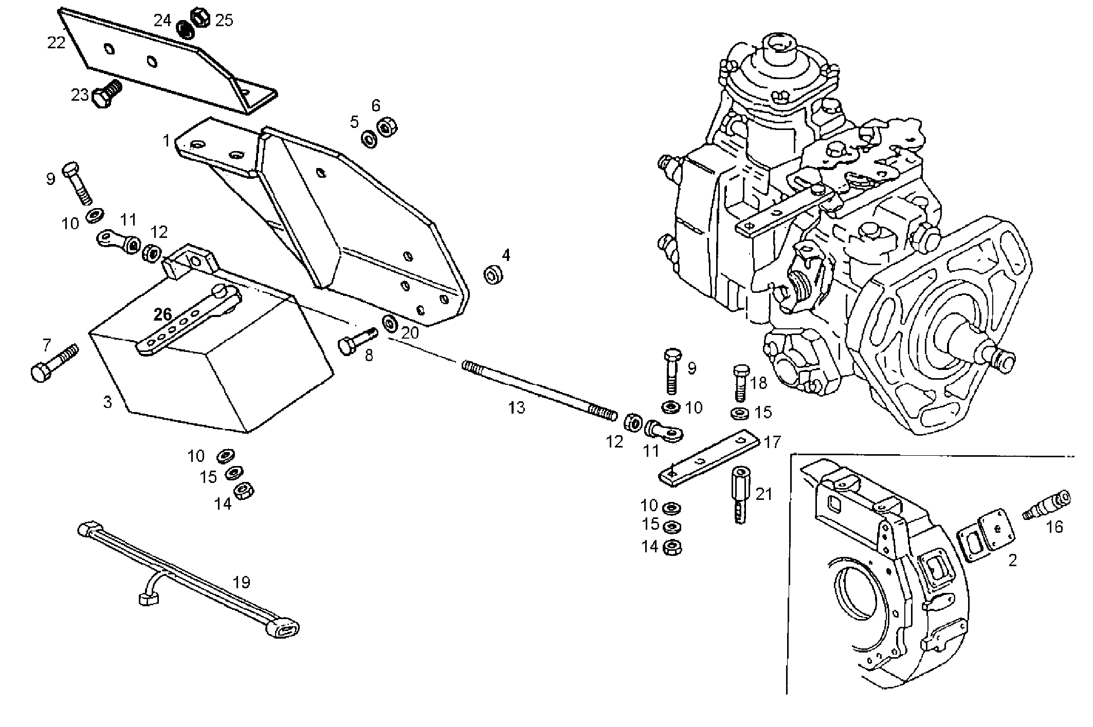 ELECTRONIC GOVERNOR G.A.C. - 8041i06.55 8041i06 parts diagram