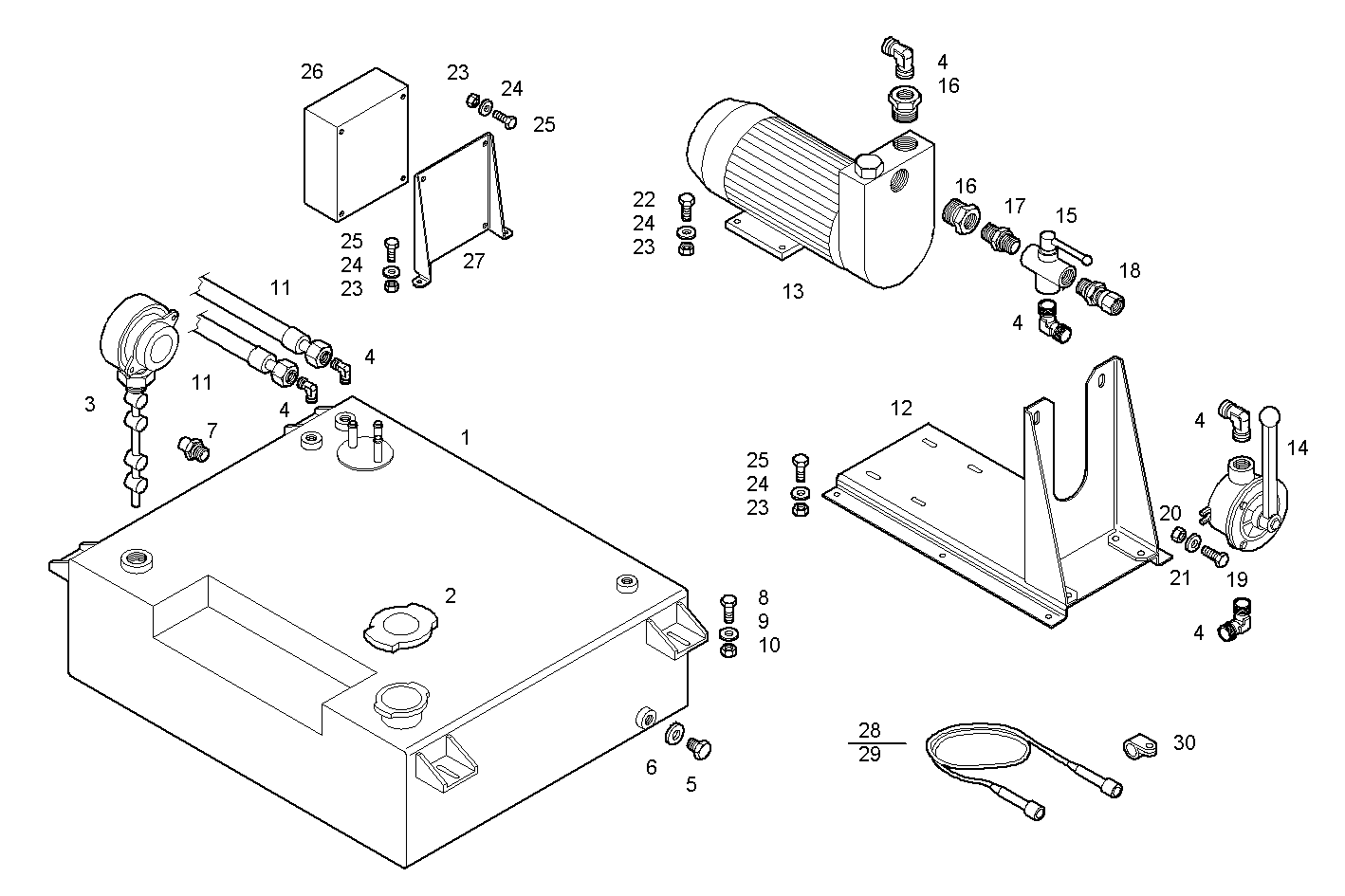 FUEL TANK (VV.FF.) - 8061Si06.05 8061Si06 parts diagram