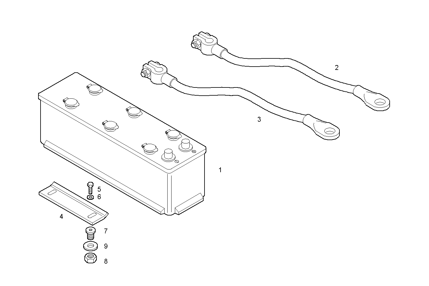 STARTING BATTERY 12V - GE8031i06.05R900 GE8031i06 parts diagram