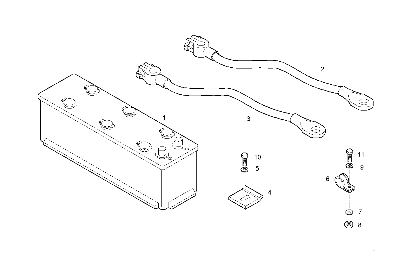 STARTING BATTERY 12V - 8061SRU26.06 8061SRU26 parts diagram