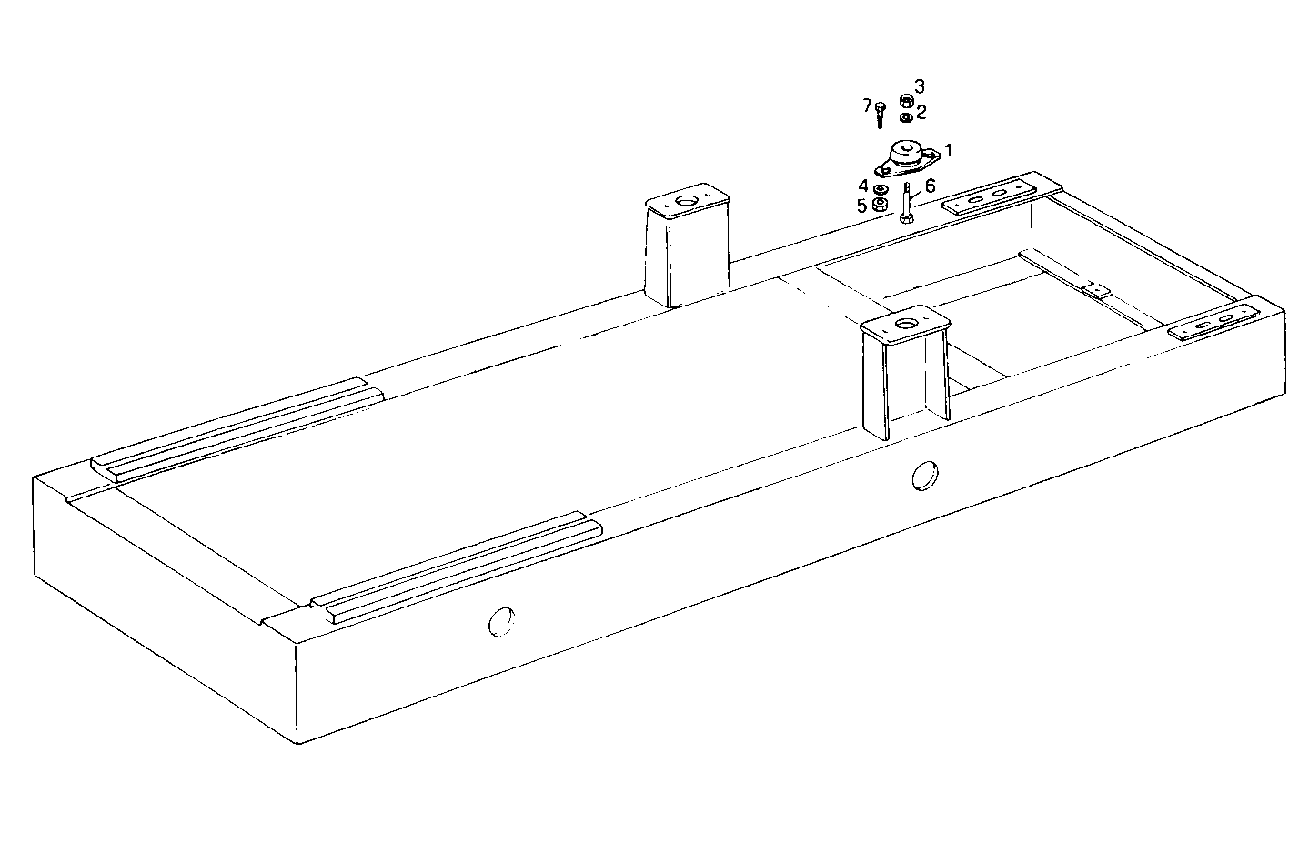 SUBBASE FOR GENERATOR UNIT - GE8031i06.05A906 GE8031i06 parts diagram