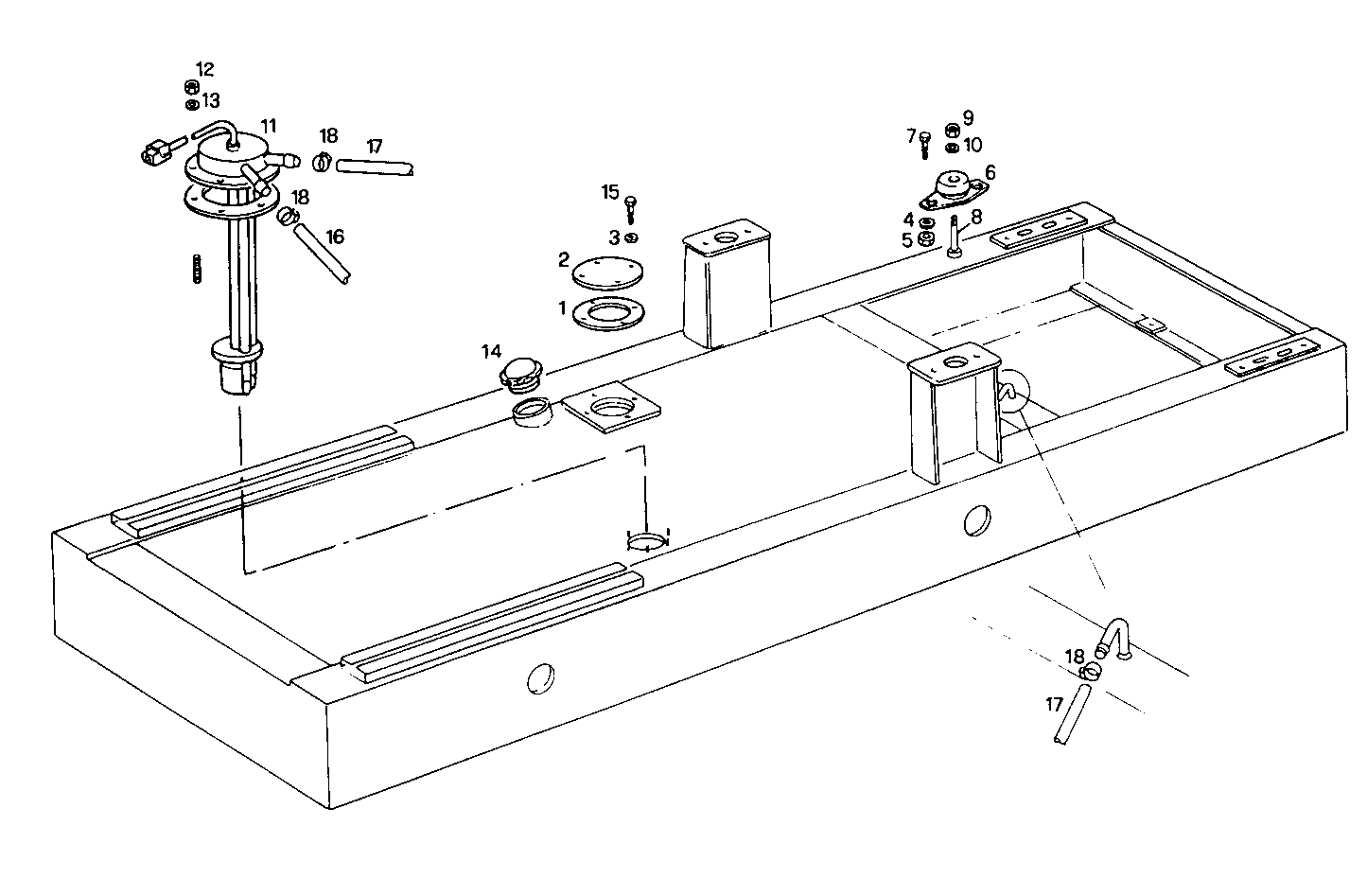 SUBBASE FOR GENERATOR UNIT - 8061SRi27.05 8061SRI27 parts diagram