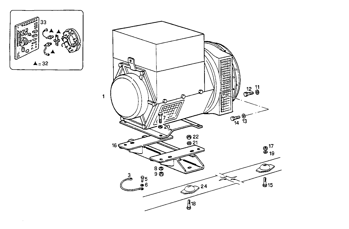 200KVA 50HZ - GE8361SRi26.00A50S GE8361SRi26 parts diagram